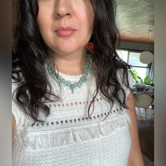 Aqua Gemstone Necklace - Picture 3 of 3